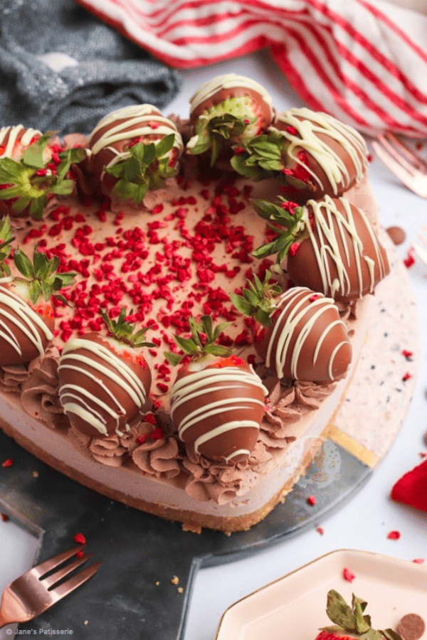 Valentine’s Chocolate Cheesecake