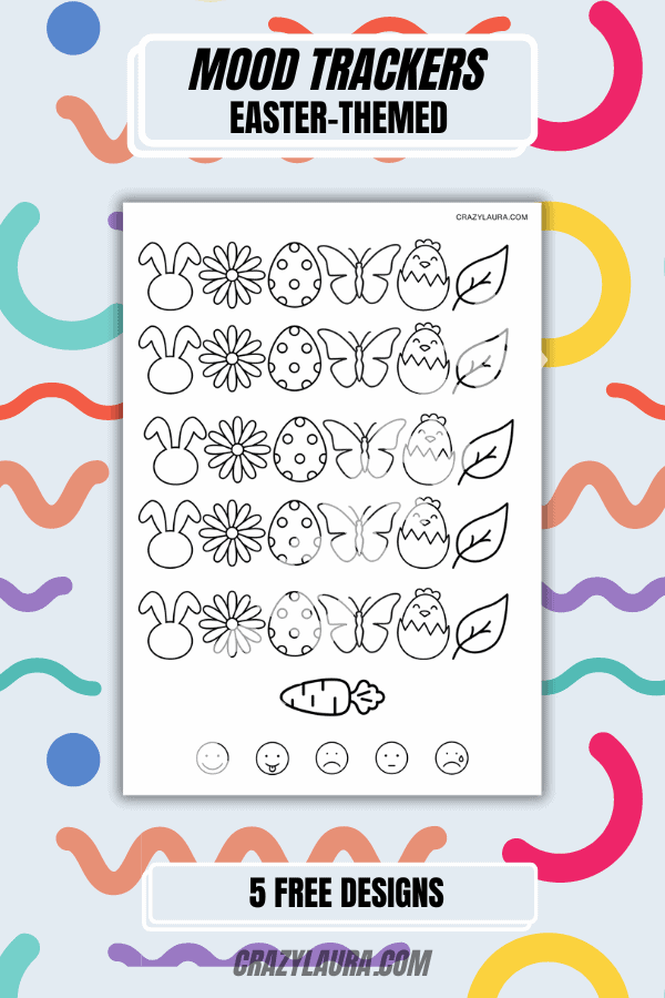 5 Free Printable Easter Mood Trackers To Use