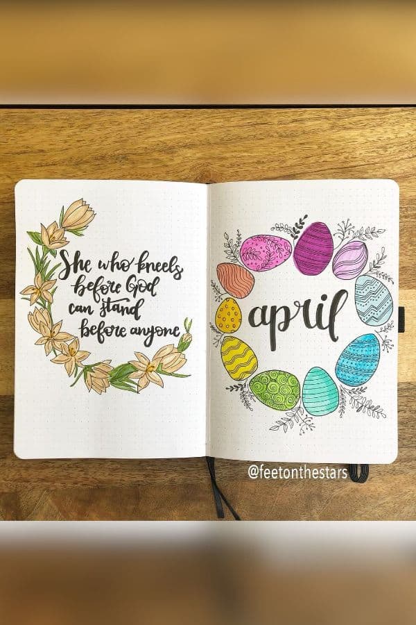 COLORFUL APRIL COVER SPREAD