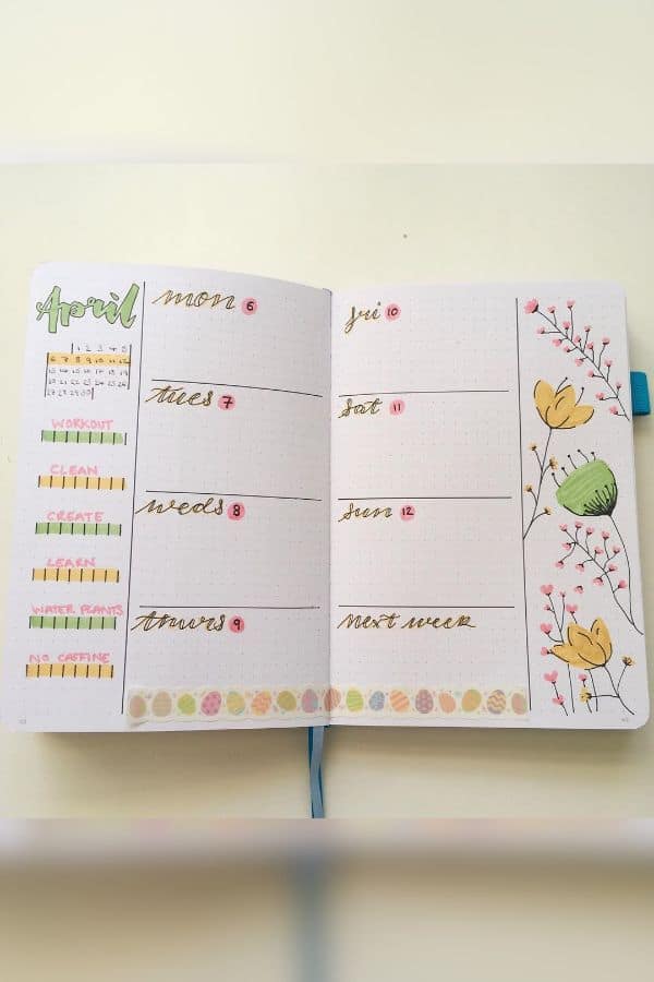 EASTER WEEKLY SPREAD