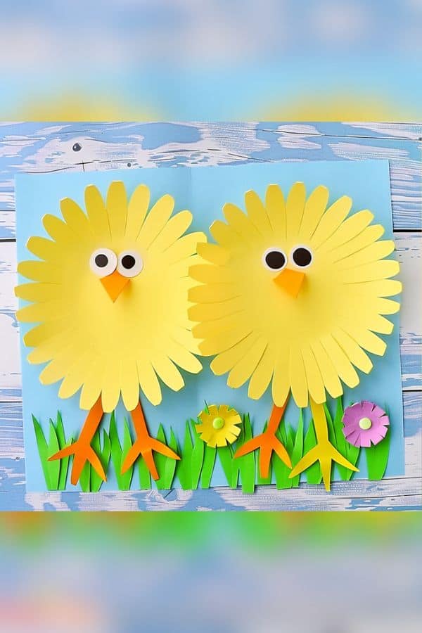 PAPER CIRCLE EASTER CARD