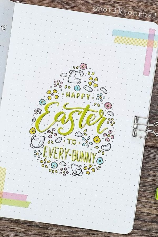 ‘HAPPY EASTER TO EVERY-BUNNY’ COVER PAGE