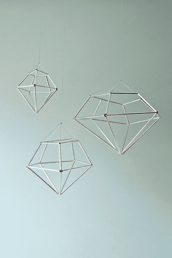 Hanging Diamond Decor