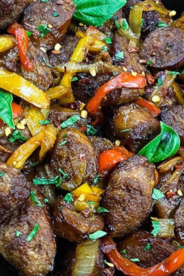 ITALIAN PORK SAUSAGE AND PEPPERS