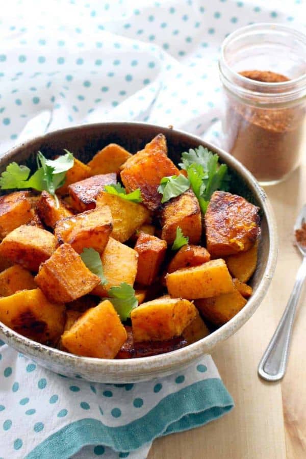 MOROCCAN-SPICED ROASTED BUTTERNUT SQUASH