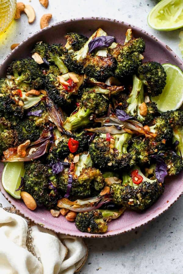 SPICY LIME ROASTED BROCCOLI