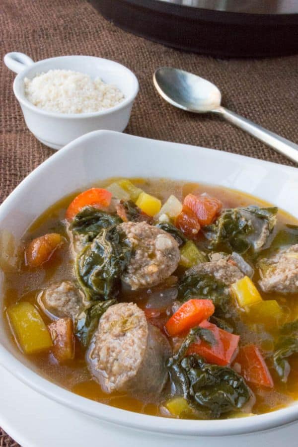 SAUSAGE AND PEPPER SOUP