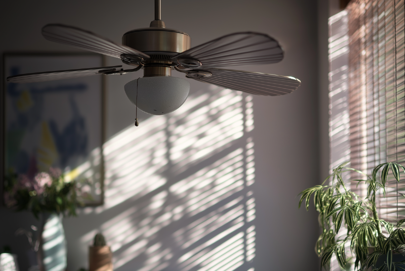 Ceiling Fan in Living Room