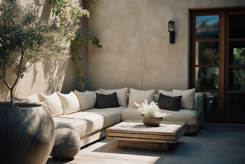 Patio with Lounge Seating