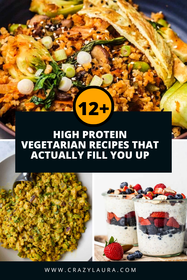 12+ High Protein Vegetarian Recipes That Actually Fill You Up