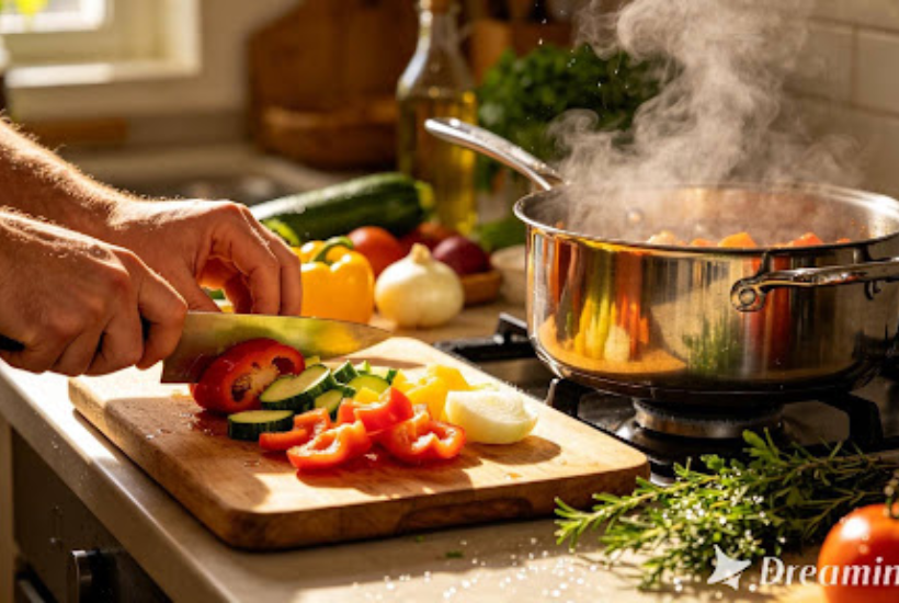 How to Turn Recipes into Visual Cooking Scenes