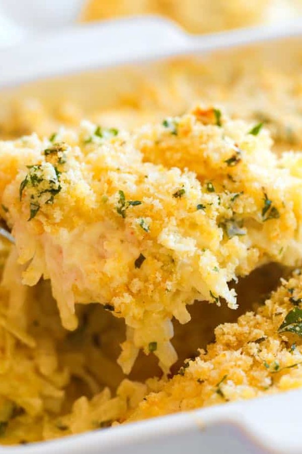 Cheesy Hashbrown Casserole – an easy Thanksgiving side dish