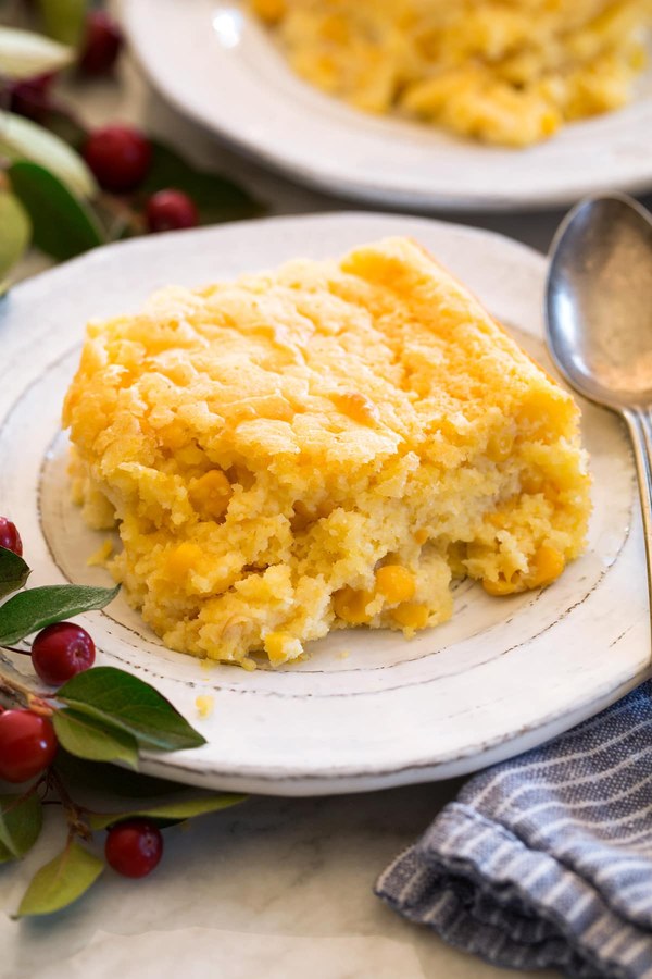 Corn Casserole for Thanksgiving dinner