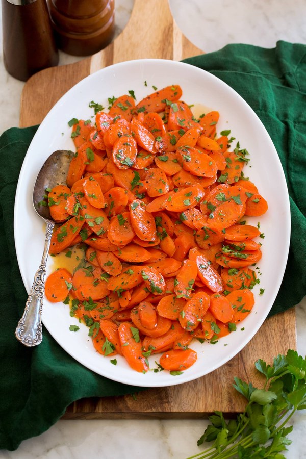 Glazed Carrots for Thanksgiving dinner