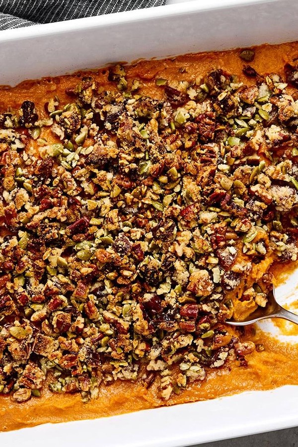 Healthy Sweet Potato Casserole – an easy Thanksgiving side dish